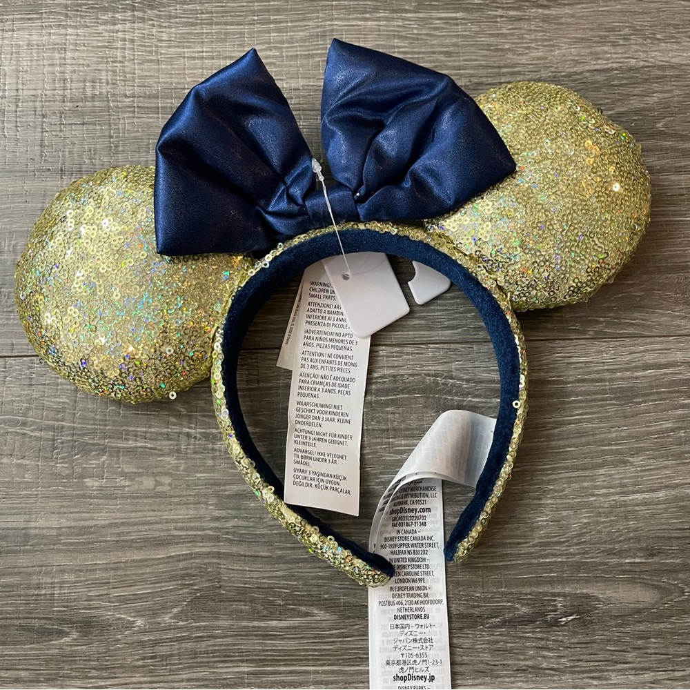 NWT Disney Parks 50th Anniversary EARidescent Shimmer Minnie Ears Headband 2022